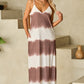 Tie-Dye V-Neck Maxi Cami Dress