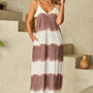 Tie-Dye V-Neck Maxi Cami Dress