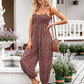 Printed Spaghetti Strap Jumpsuit