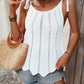 Tied Openwork Scoop Neck Sleeveless Tank