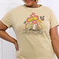 Simply Love Full Size Mushroom & Butterfly Graphic Cotton T-Shirt