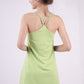 VERY J Sleeveless Active Tennis Dress with Unitard Liner