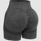 Washed High Waist Active Shorts