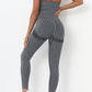 Crisscross Wide Strap Active Jumpsuit