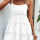 Frill Spaghetti Strap Tiered Dress