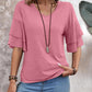 V-Neck Half Sleeve Blouse