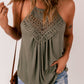 Crochet Lace Detail Tank Top