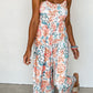 Printed Scoop Neck Wide Leg Jumpsuit