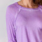 Zenana Washed Scoop Neck Long Sleeve Blouse