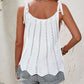 Tied Openwork Scoop Neck Sleeveless Tank