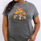 Simply Love Full Size Mushroom & Butterfly Graphic Cotton T-Shirt