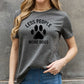 Simply Love Full Size LESS PEOPLE MORE DOGS Graphic Cotton Tee