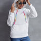 Ivy Lane Contrast Stitching Drawstring Raglan Sleeve Hoodie