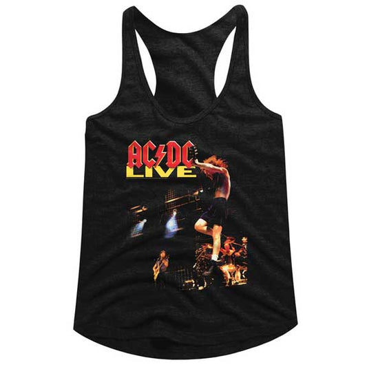 AC/DC Juniors Raw Edge Racerback Tank