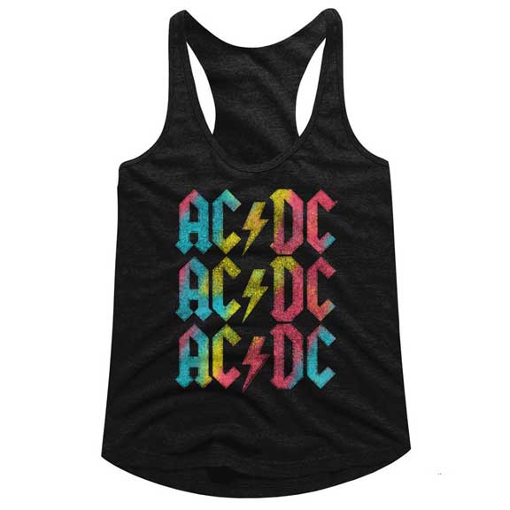 AC/DC Juniors Raw Edge Racerback Tank