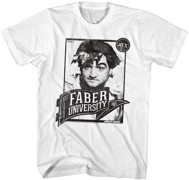 Animal House Faber University Mens Lightweight T-Shirt