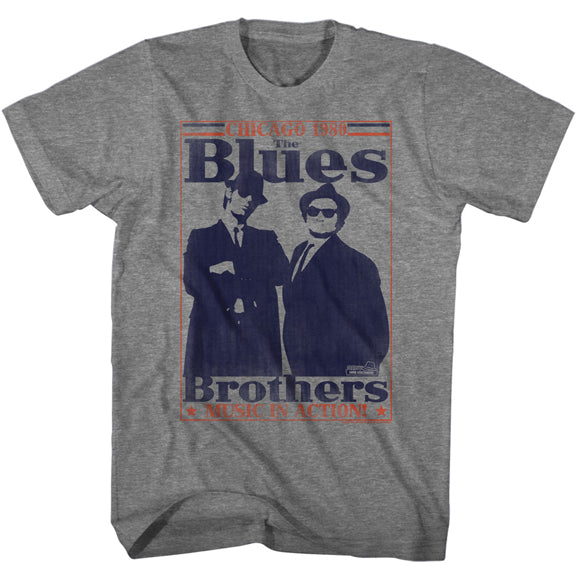 The Blues Brothers Adult Lightweight T-Shirt