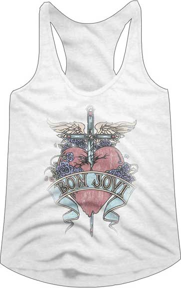 Bon Jovi Juniors Racerback Tank