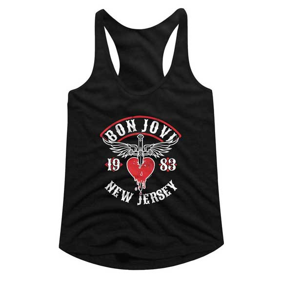 Bon Jovi Juniors Racerback Tank