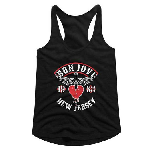 Bon Jovi Juniors Racerback Tank