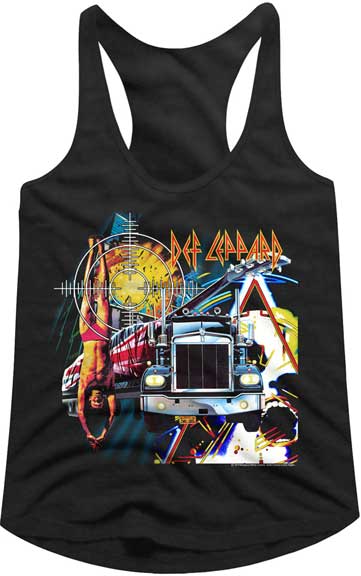 Def Leppard Juniors Racerback Tank