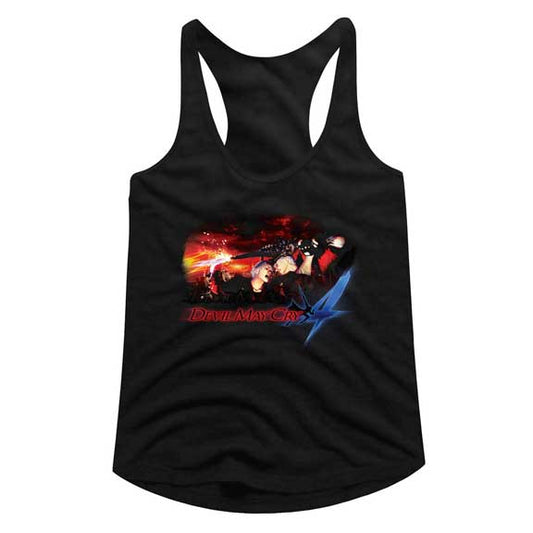 Devil May Cry Juniors Racerback Tank