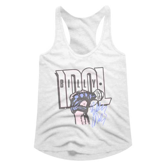 Billy Idol Juniors Racerback Tank