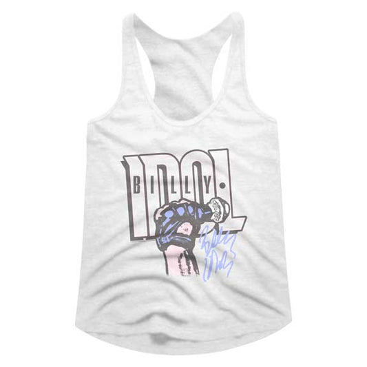 Billy Idol Juniors Racerback Tank