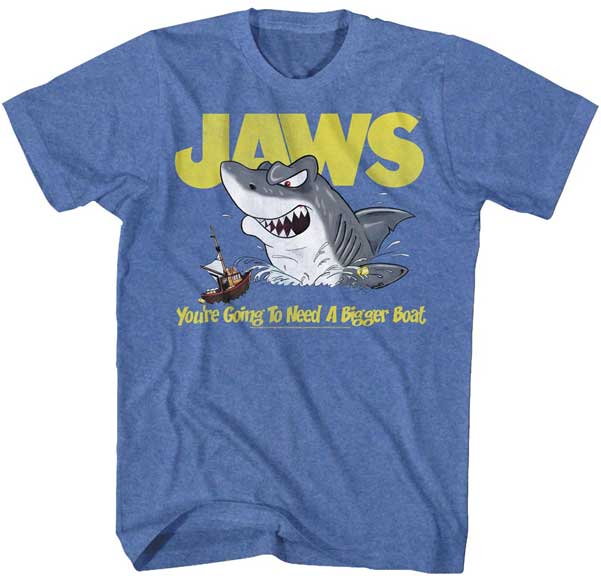 Jaws Adult Lightweight T-Shirt