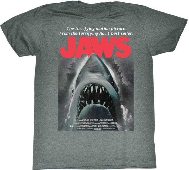 Jaws Adult Lightweight T-Shirt