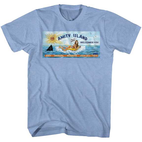 Jaws Adult Lightweight T-Shirt