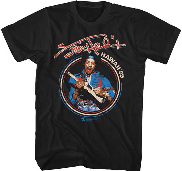 Jimi Hendrix Adult Lightweight T-Shirt