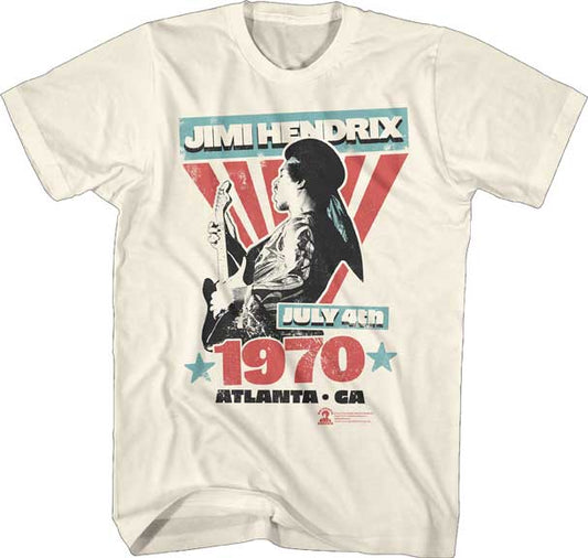 Jimi Hendrix Adult Lightweight T-Shirt