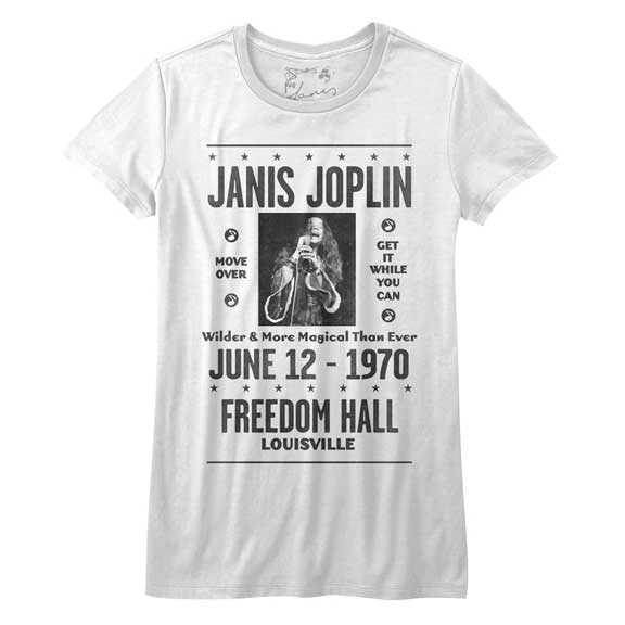 Janis Joplin Juniors Racerback Tank