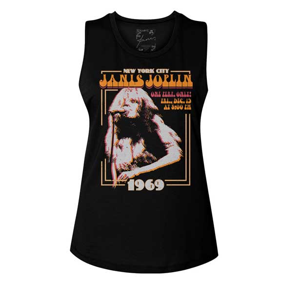 Janis Joplin Juniors Muscle Tank