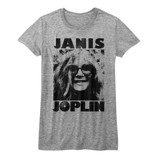 Janis Joplin Juniors Racerback Tank