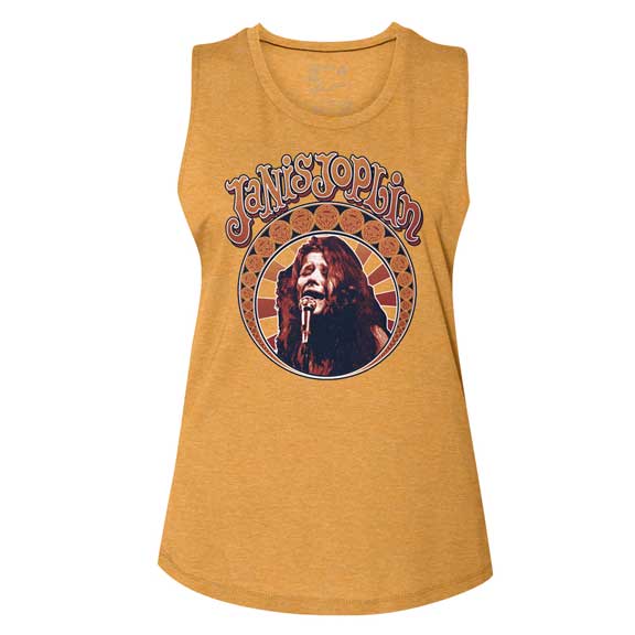 Janis Joplin Juniors Muscle Tank