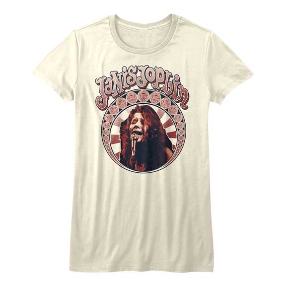 Janis Joplin Juniors Racerback Tank