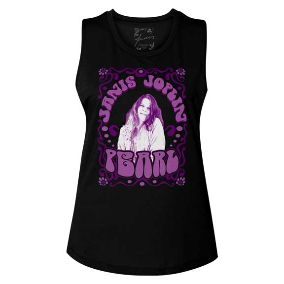 Janis Joplin Juniors Muscle Tank