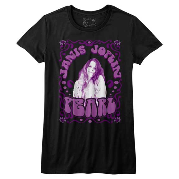 Janis Joplin Juniors Racerback Tank