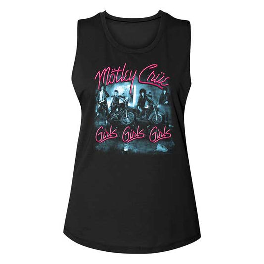 Motley Crue Juniors Muscle Tank