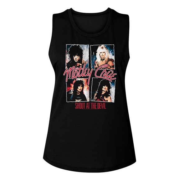 Motley Crue Juniors Muscle Tank