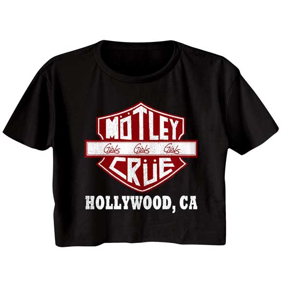 Motley Crue Juniors Crop T-Shirt