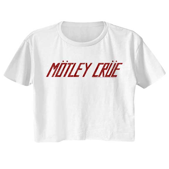 Motley Crue Juniors Crop T-Shirt