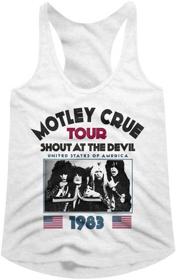 Motley Crue Juniors Racerback Tank