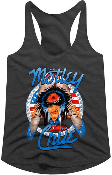 Motley Crue Juniors Racerback Tank