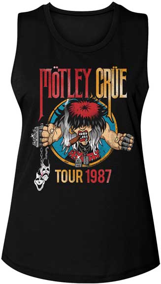 Motley Crue Juniors Muscle Tank