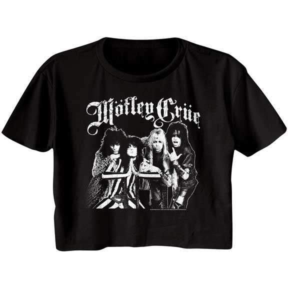 Motley Crue Juniors Crop T-Shirt