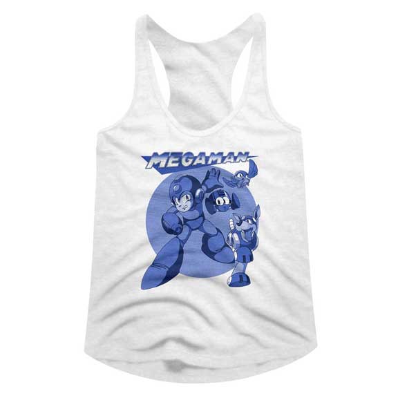 Mega Man Juniors Racerback Tank