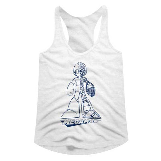 Mega Man Juniors Racerback Tank